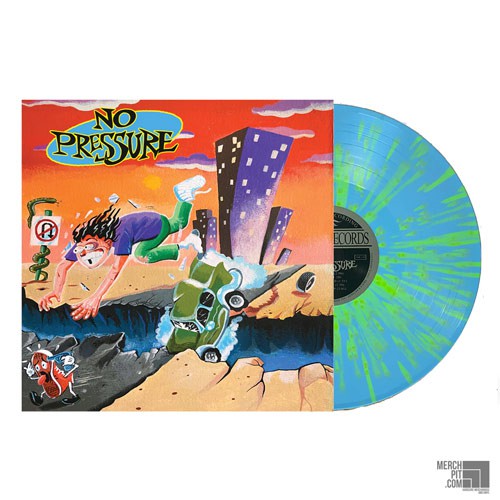 NO PRESSURE ´Self-Titled´ Electric Blue w/ Neon Yellow Splatter